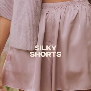 Daily Drills Lavender Silk Shorts - NWT - Size M